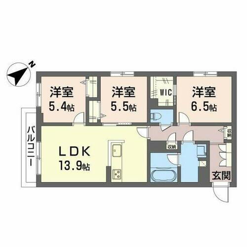 広島県福山市多治米町３丁目 賃貸アパート