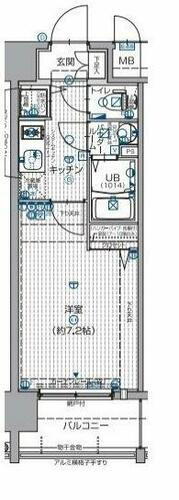 大阪府大阪市中央区森ノ宮中央１丁目 森ノ宮駅 1K マンション 賃貸物件詳細