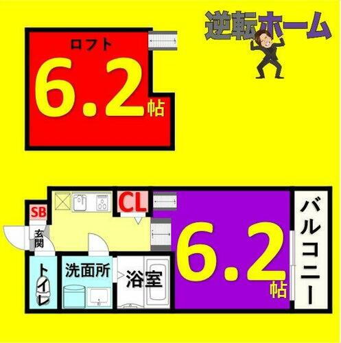 愛知県名古屋市東区豊前町３丁目 車道駅 1K アパート 賃貸物件詳細