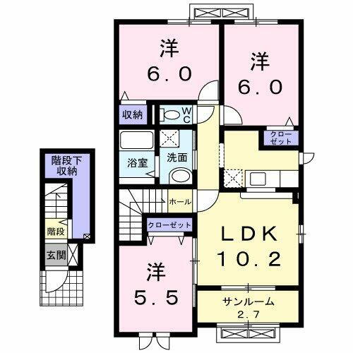 ＴＫ弥生 2階 3LDK 賃貸物件詳細