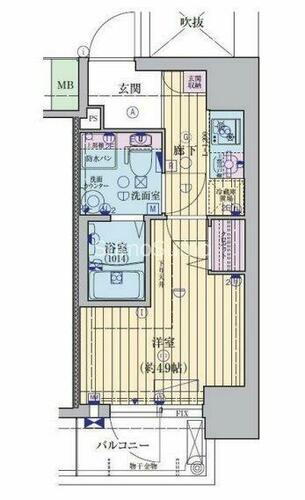 大阪府大阪市中央区瓦屋町３丁目 日本橋駅 1K マンション 賃貸物件詳細