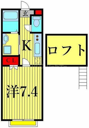 東京都江戸川区一之江７丁目 一之江駅 1K アパート 賃貸物件詳細