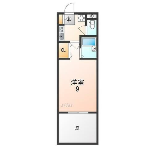 兵庫県尼崎市椎堂１丁目 園田駅 1K マンション 賃貸物件詳細