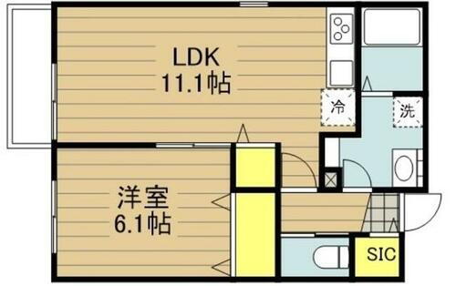 Ｇｒａｃｉａ 2階 1LDK 賃貸物件詳細
