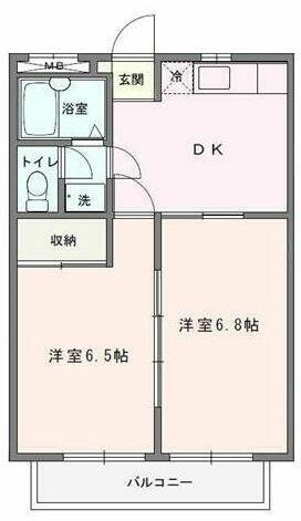 神奈川県大和市西鶴間５丁目 鶴間駅 2DK アパート 賃貸物件詳細