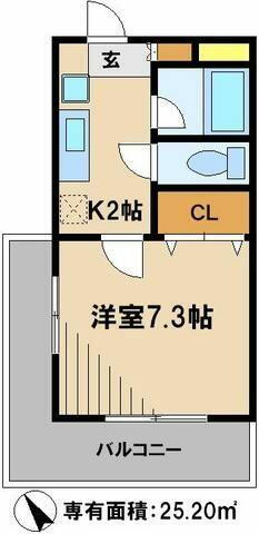 千葉県松戸市東松戸１丁目 東松戸駅 1K マンション 賃貸物件詳細