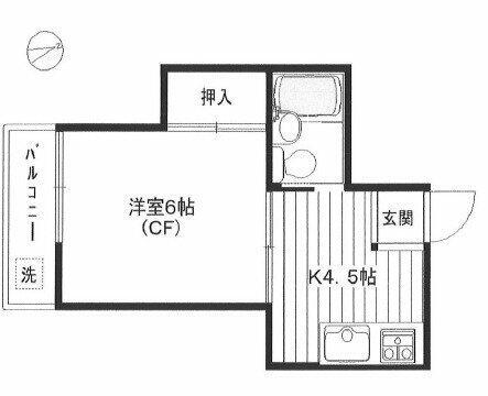 ルートハウス山手 2階 1K 賃貸物件詳細
