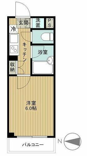 東京都目黒区上目黒３丁目 中目黒駅 1K マンション 賃貸物件詳細
