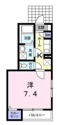 埼玉県所沢市若狭４丁目 狭山ヶ丘駅 1K アパート 賃貸物件詳細