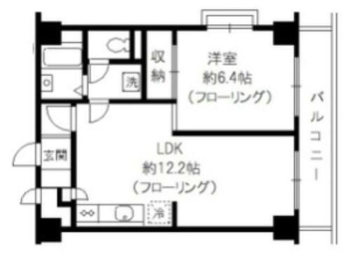 メゾン淀橋 4階 1LDK 賃貸物件詳細