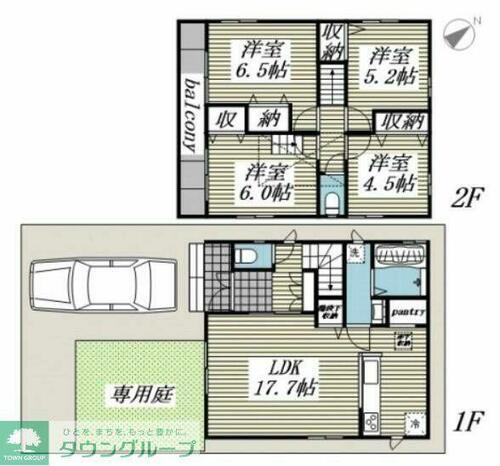 東京都武蔵村山市三ツ木１丁目 上北台駅 4LDK 一戸建て 賃貸物件詳細