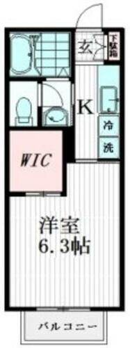 埼玉県越谷市北越谷３丁目 北越谷駅 1K アパート 賃貸物件詳細