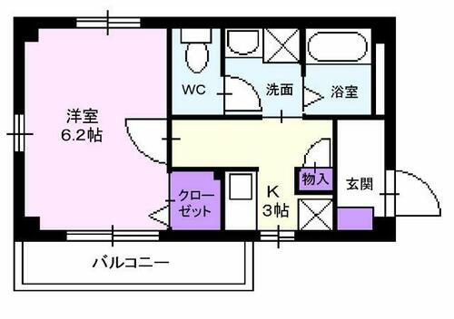 メロウビュー 1階 1K 賃貸物件詳細