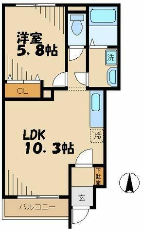 東京都多摩市一ノ宮２丁目 聖蹟桜ヶ丘駅 1LDK アパート 賃貸物件詳細