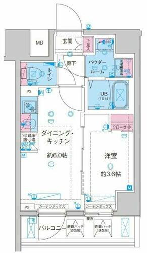 東京都墨田区墨田２丁目 鐘ヶ淵駅 1DK マンション 賃貸物件詳細