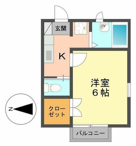 東京都江戸川区鹿骨１丁目 篠崎駅 1K アパート 賃貸物件詳細