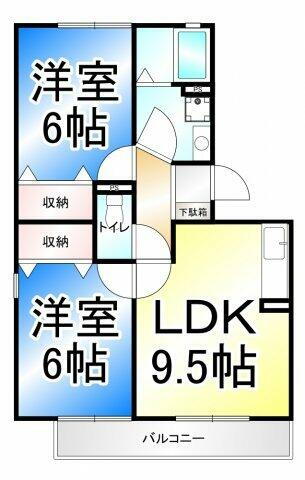 長野県長野市大字大豆島 附属中学前駅 2DK アパート 賃貸物件詳細