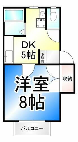 長野県長野市三輪８丁目 本郷駅 1DK アパート 賃貸物件詳細