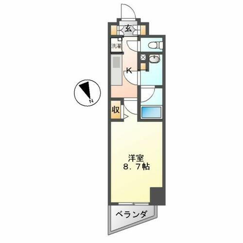 愛知県名古屋市東区出来町１丁目 大曽根駅 1K マンション 賃貸物件詳細
