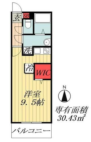 千葉県船橋市上山町２丁目 船橋法典駅 1K マンション 賃貸物件詳細