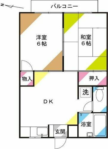 埼玉県さいたま市北区土呂町２丁目 土呂駅 2DK アパート 賃貸物件詳細