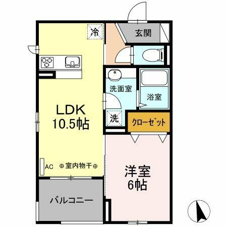 山梨県中巨摩郡昭和町河西 常永駅 1LDK アパート 賃貸物件詳細