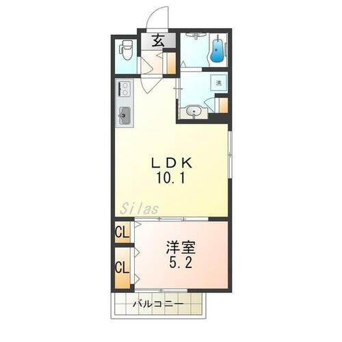 大阪府門真市末広町 古川橋駅 1LDK アパート 賃貸物件詳細
