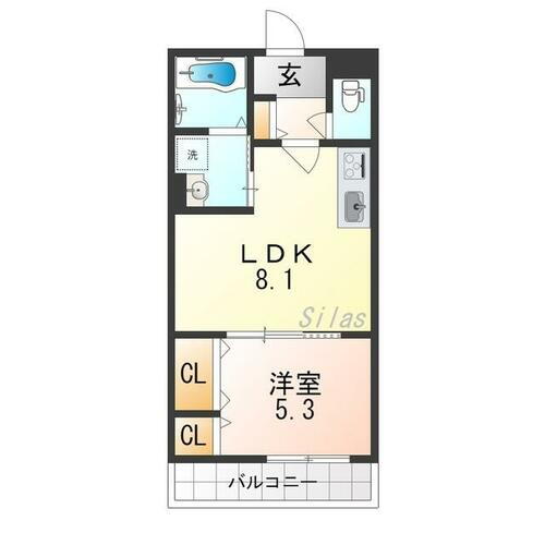 大阪府門真市本町 門真市駅 1LDK アパート 賃貸物件詳細