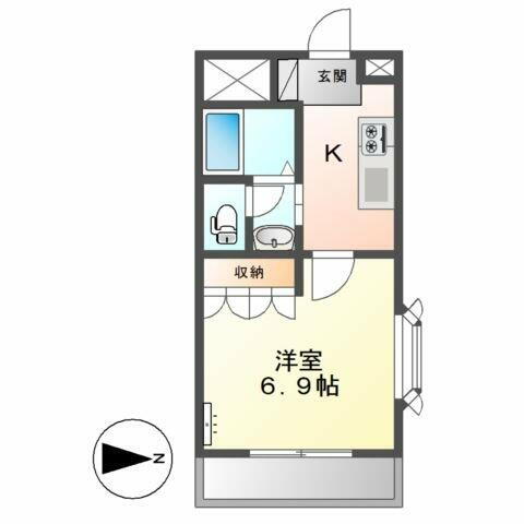 埼玉県熊谷市万平町２丁目 熊谷駅 1K アパート 賃貸物件詳細