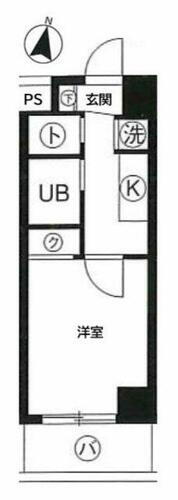 東京都新宿区北山伏町 牛込神楽坂駅 1K マンション 賃貸物件詳細