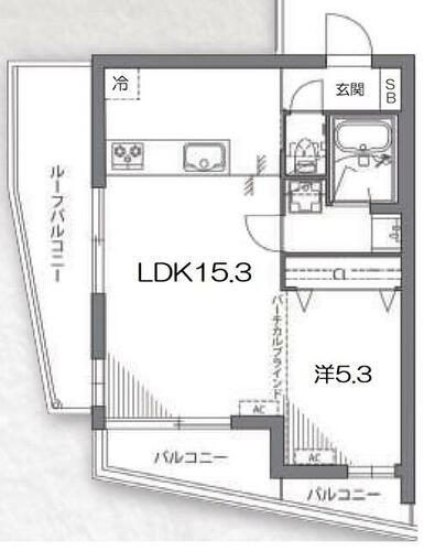 東京都杉並区久我山２丁目 久我山駅 1LDK マンション 賃貸物件詳細