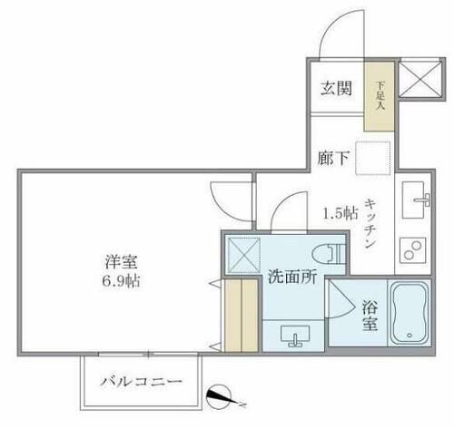東京都世田谷区上馬４丁目 駒沢大学駅 1K マンション 賃貸物件詳細