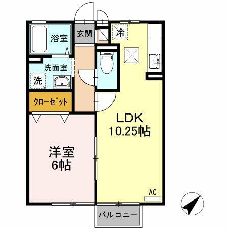山梨県甲府市里吉３丁目 南甲府駅 1LDK アパート 賃貸物件詳細
