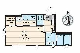 東京都中野区中央３丁目 新中野駅 1K アパート 賃貸物件詳細
