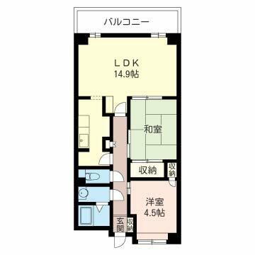 神奈川県茅ヶ崎市矢畑 茅ケ崎駅 2LDK マンション 賃貸物件詳細