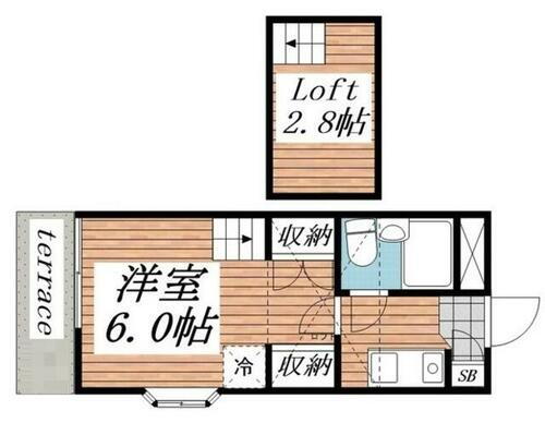 千葉県船橋市本中山１丁目 京成中山駅 1K アパート 賃貸物件詳細