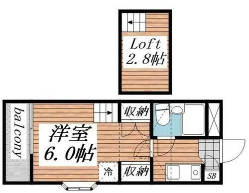 千葉県船橋市本中山１丁目 京成中山駅 1K アパート 賃貸物件詳細