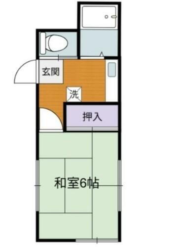 清和荘 2階 1K 賃貸物件詳細