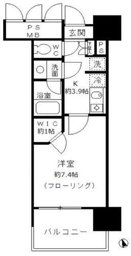 東京都港区芝浦４丁目 田町駅 1K マンション 賃貸物件詳細