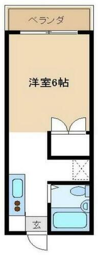 千葉県千葉市花見川区検見川町２丁目 検見川駅 1K アパート 賃貸物件詳細