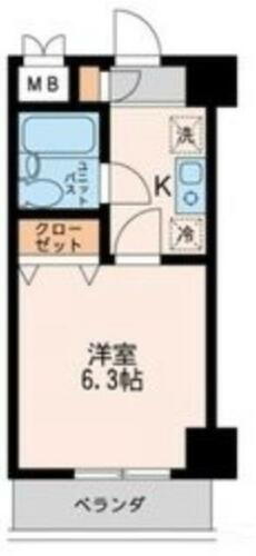 東京都品川区豊町６丁目 中延駅 1K マンション 賃貸物件詳細