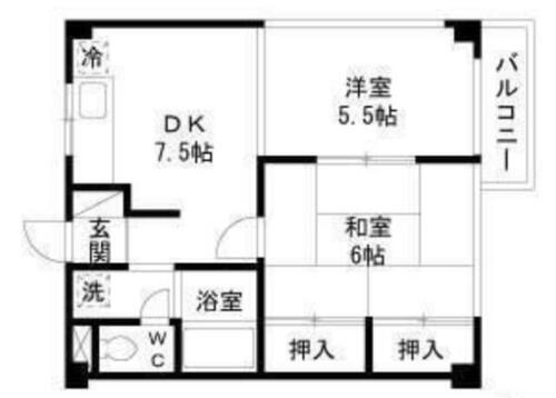 埼玉県さいたま市桜区栄和１丁目 南与野駅 2DK マンション 賃貸物件詳細