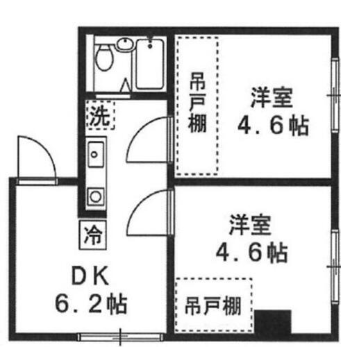 東京都杉並区南荻窪２丁目 荻窪駅 2DK マンション 賃貸物件詳細