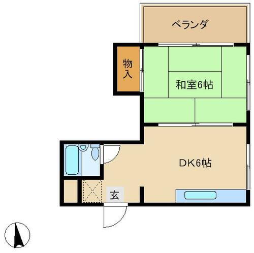 兵庫県神戸市垂水区日向２丁目 垂水駅 1DK マンション 賃貸物件詳細