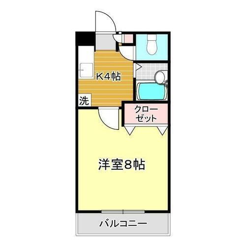山口県下関市一の宮町４丁目 1K マンション 賃貸物件詳細