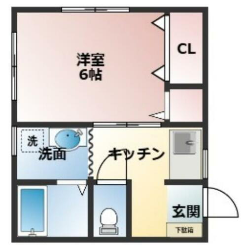 コーポレイナ 1階 1K 賃貸物件詳細