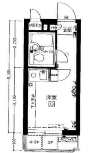 パレドールお花茶屋 3階 ワンルーム 賃貸物件詳細