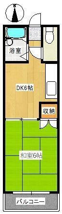 福岡県北九州市小倉北区真鶴１丁目 南小倉駅 1DK マンション 賃貸物件詳細