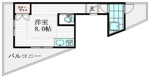 シティ上平間 4階 ワンルーム 賃貸物件詳細