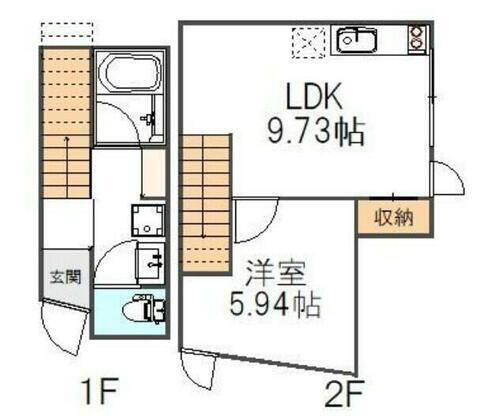 東京都中野区東中野２丁目 東中野駅 1LDK アパート 賃貸物件詳細